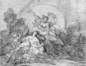 Diana and Endymion by French School