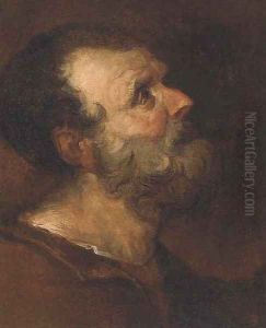 Head of an elderly man