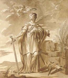 Saint Catherine of Alexandria by French School