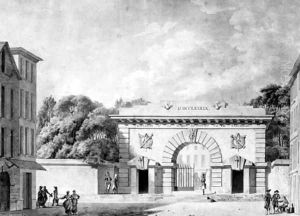 The barracks of the seventh battalion of the fifth division of the Garde Nationale, Paris The barracks of the seventh battalion of the fifth division of the Garde Nationale, Paris