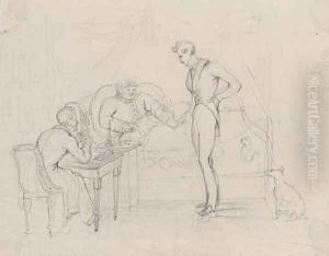 The Death of Baron Dominque Vivant-Denon (1747-1825) by French School