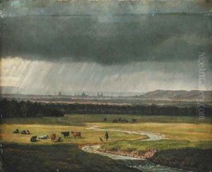 Landscape with Dresden in the Distance, 1830