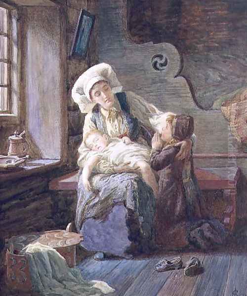 Evening in a Norwegian Home, 1882 - view 1
