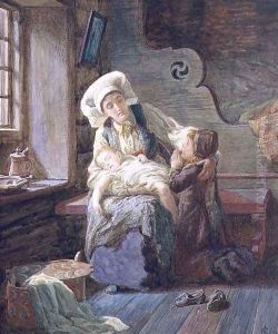 Evening in a Norwegian Home, 1882