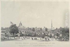 Whig mass meeting on Boston Common during the presidential election, 19th September, 1844 by Sheldon, Joshua