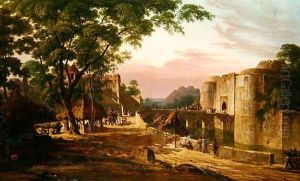 The Procession into the Fort at Bharatpur by Colonel Robert Smith