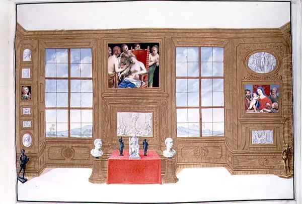 Book II f.53 Painted Inventory of Charles VIs Collection in the Stallburg, Vienna, 1720-30 - view 1