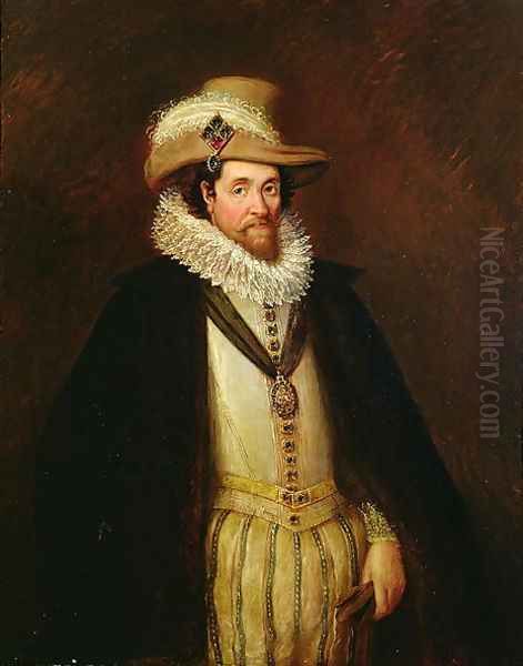 James I of England and VI of Scotland 1566-1625, after John de Critz II c.1600-p.1657 - view 1