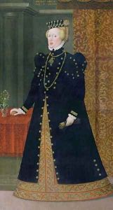 Portrait of Anna, Archduchess of Austria and Duchess of Bavaria 1528-90 daughter of Ferdinand I and wife of Albrecht of Bavaria, 1563 by Hans, the Younger Schoepfer or Schopfer