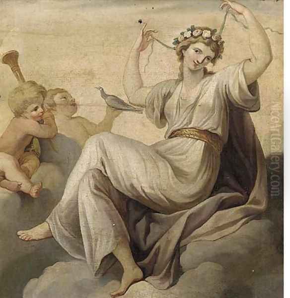 Flora and her cherubs - view 1