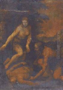 The death of Abel by Italian School