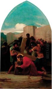 Six Stations of the Cross by Italian School