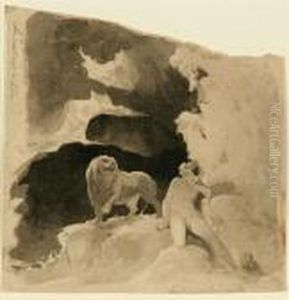 Androcles And Lion by Thomas Sully