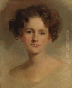 Portrait Of A Man And Portrait Of A Woman: A Pair Ofpaintings