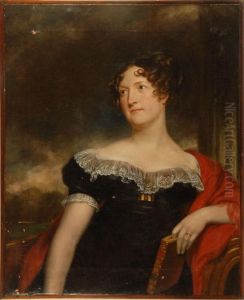 Portrait Of A Lady, Possibly Louisa Adams, Wife Of John Quincy Adams. Unsigned by Thomas Sully