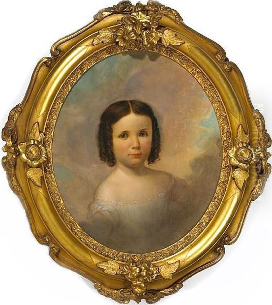 A Portrait Of A Young Girl, Thought To Becornelia Biddle Of Philadelphia - view 1