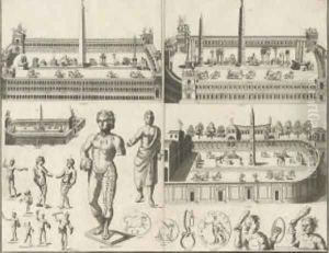 A Collection of Classical Monuments, Figures and Architecture by Italian School