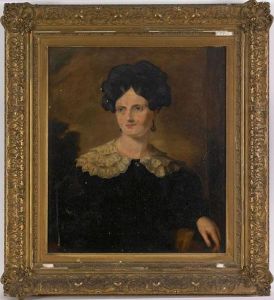 Portrait Of A Woman In A Black Dress