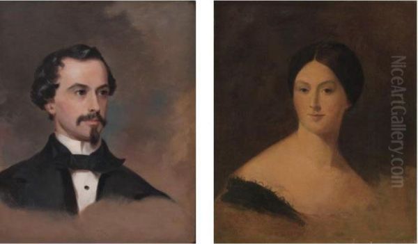 Mr. And Mrs. Richard Henry Rush Two Works - view 1