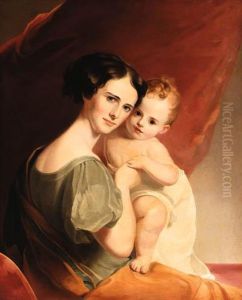 Mrs. John Mason And Her Son by Thomas Sully