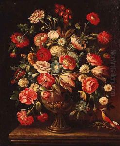 Flowers 3 by Italian School