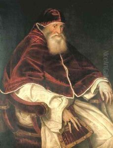 Portrait of Pope Paul III wearing the camauro