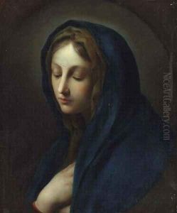 The Madonna in prayer by Italian School