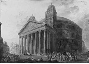 The Pantheon, Rome by Italian School