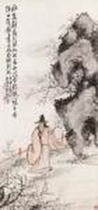 Plum Blossoms And Priest