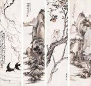 Landscapes, Birds And Flowers by Xiao Sun
