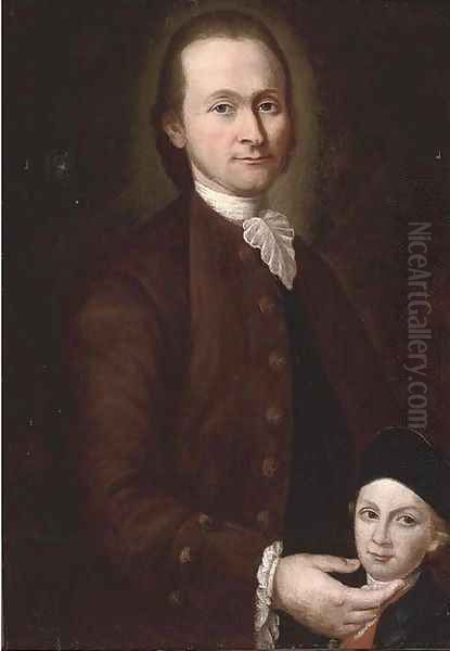 Portrait of a father and son - view 1