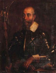 Portrait of a Gentleman in Armor by Italian School