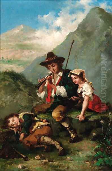 Rousing the sleeping shepherd boy - view 1