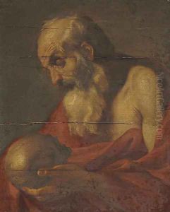 Saint Jerome 2 by Italian School