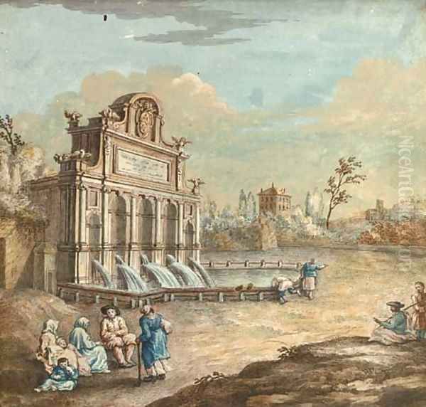 Veduta del Tempio della Sibilla Tiburtina in Tivolia - view 1