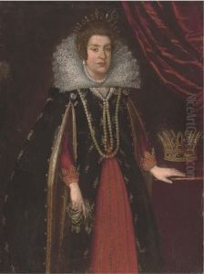 Portrait Of Grand Duchess Maria Magdalena Of Austria (1589-1631) Portrait Of Grand Duchess Maria Magdalena Of Austria (1589-1631)
