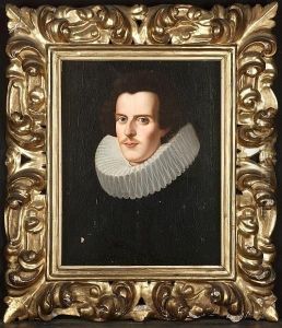 Portrait Of A Gentleman In Black Costume With A Ruff by Justus Sustermans