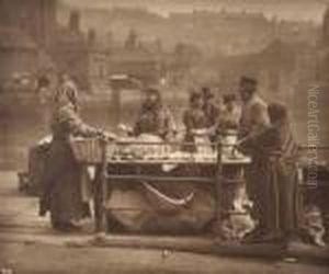 Fish Stall, Whitby, by Frank Meadow Sutcliffe