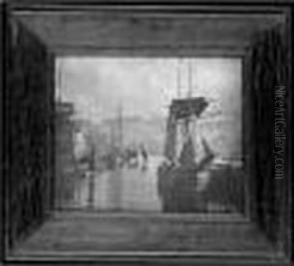 View Of Whitby Harbour, 1880s - view 1