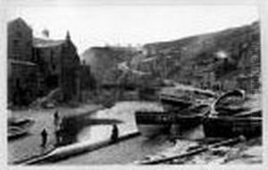 Six Marine Or Harbour Scenes, 1880s by Frank Meadow Sutcliffe