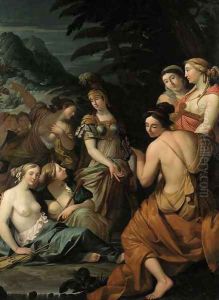 Minerva and the Muses on Mount Helicon