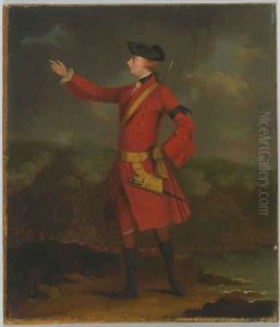 Portrait of General Wolfe 1727-59 by J.S.C. Schaak