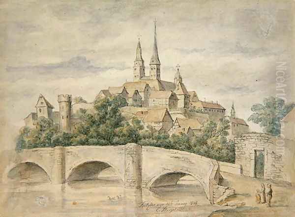 View of Fritzlar, 1848 - view 1