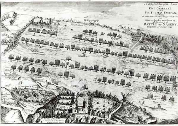 Preparation for the Battle of Naseby, fought on the 14th June 1645 published in The History and Antiquities of Naseby by John Mastin, 1792 - view 1