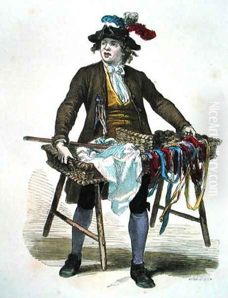 Ribbon Seller in 1774 - view 1