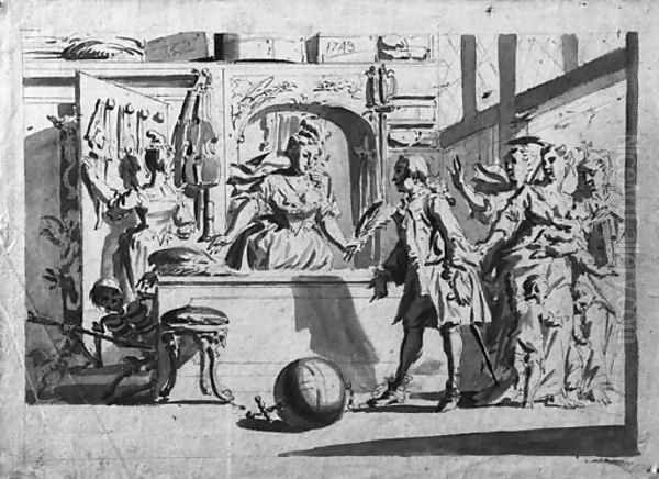 An Allegory on Royalty and the Arts - view 1