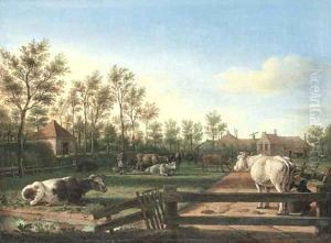 Cattle in an enclosed pasture