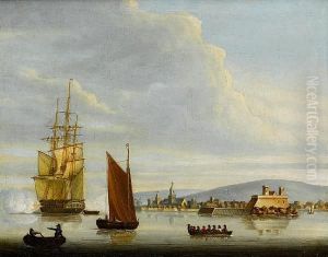 A Frigate Announcing Her Departure From Acontinental Port