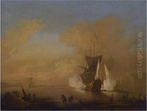 Firing A Salute by Francis Swaine