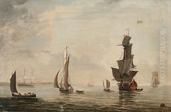 Shipping In An Estuary - view 1